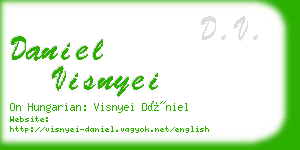 daniel visnyei business card